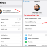 Cómo restablecer la contraseña de su ID de Apple Open Settings and Tap on Name