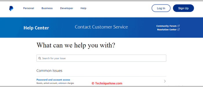 Contact page paypal