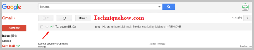 seguimiento de correo