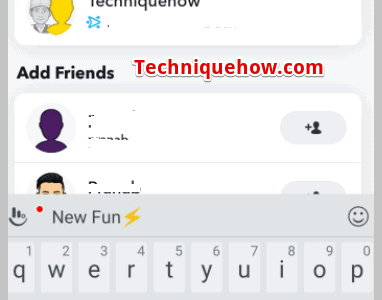 Cómo ver a los amigos de alguien en Snapchat Add the person