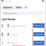 Cómo ver amigos en común en Facebook Add As Friend On Facebook