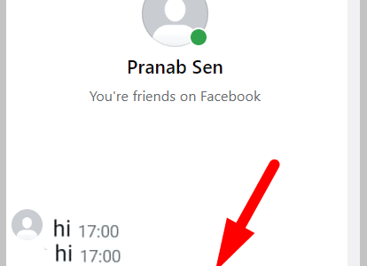 read an unsent message