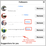 Cómo ver quién no te sigue en Instagram who follow back