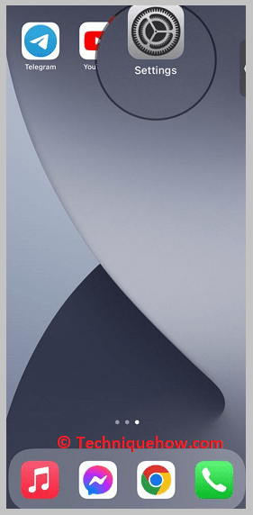     Abra la aplicación Configuración en iPhone