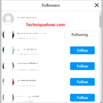 Number of Followers on Account