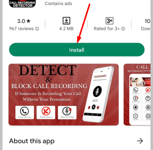 Call Recording Detector