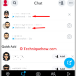 No amigos en Snapchat sino mensaje entregado y cómo Show Delivered