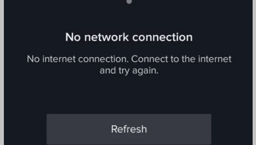 Due to slow internet TikTok