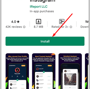 Install WProfile- Who Viewed My Profile for Instagram
