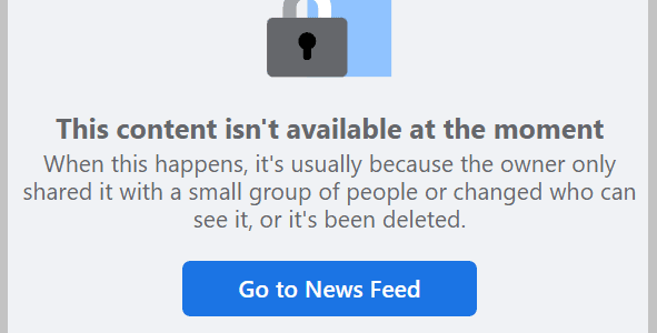 You No Longer Can Find His Facebook