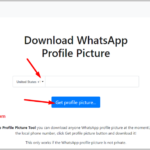 Visor de fotos de perfil de WhatsApp | visor DP Click on Get profile picture