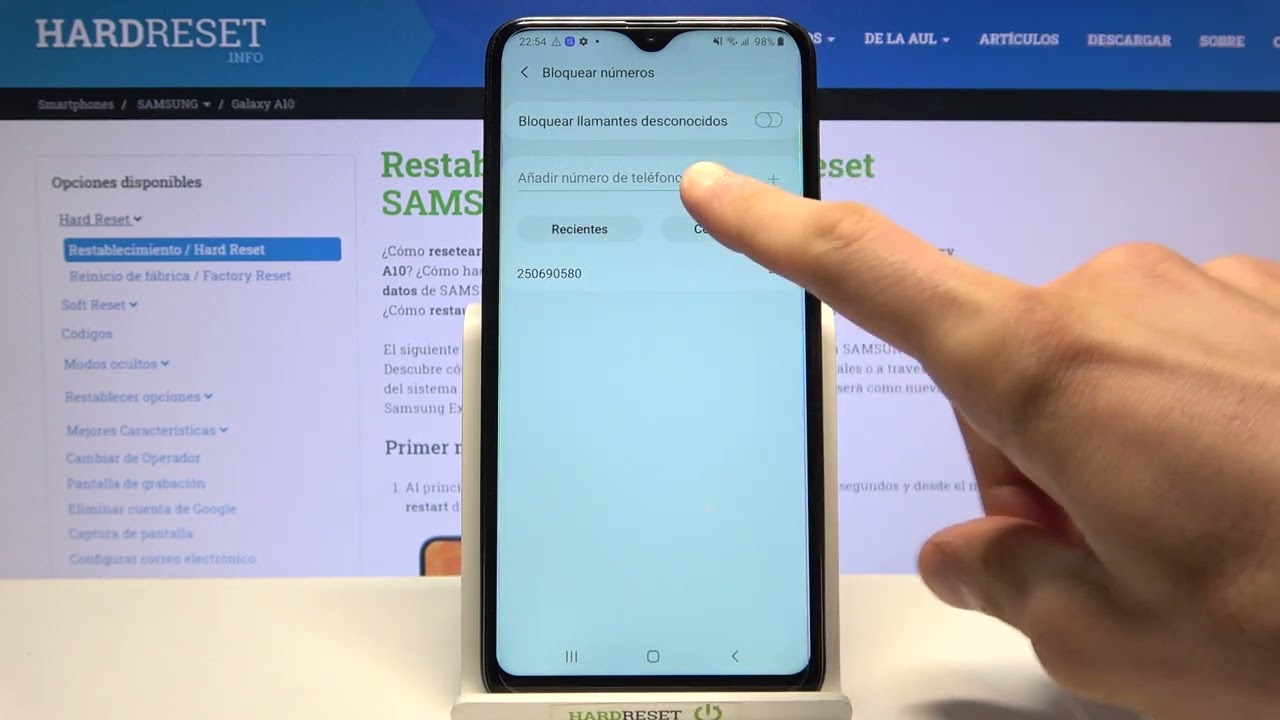Descubre Cómo Ocultar tu Número en Samsung A20